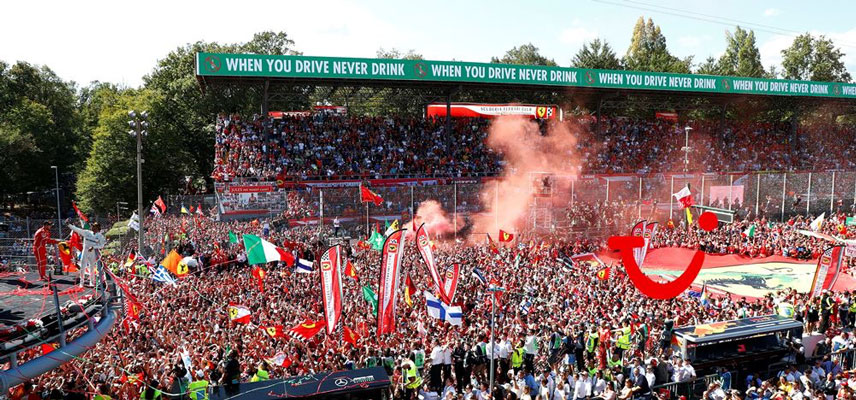 Formule 1 reis naar Monza