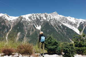 wandelen in de alpen