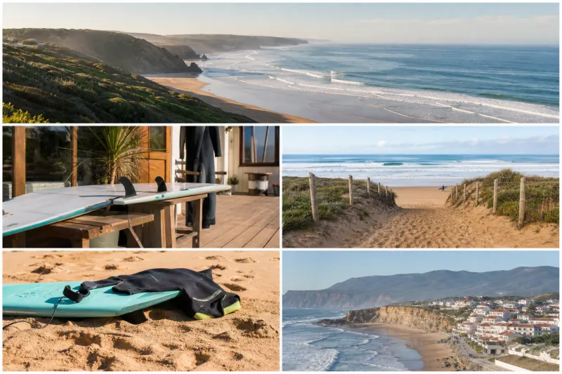 Surfplank op een strand